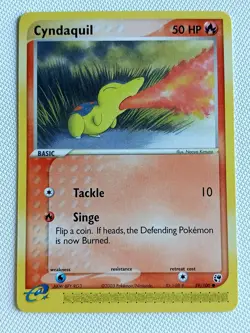 Cyndaquil 59/100 EX Sandstorm Regular Vintage 2003 Pokemon - Image 1