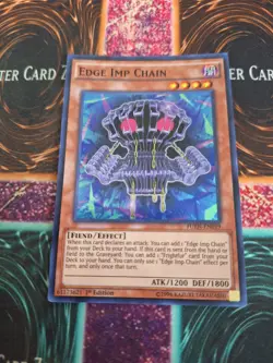 Yugioh Edge Imp Chain FUEN-EN019 Super Rare 1st Edition Near Mint - Image 1