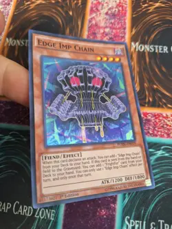 Yugioh Edge Imp Chain FUEN-EN019 Super Rare 1st Edition Near Mint - Image 2