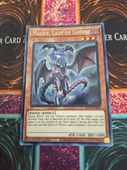 Yugioh Malice, Lady of Lament MP21-EN060 Prismatic Secret Rare 1st Edition NM - Image 1