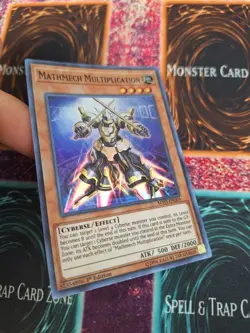 Yugioh Mathmech Multiplication MYFI-EN005 Super Rare 1st Edition Near Mint - Image 2