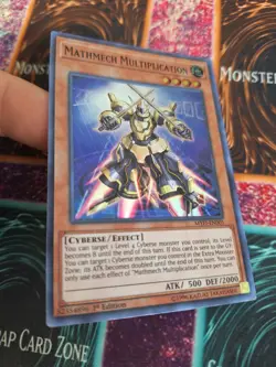 Yugioh Mathmech Multiplication MYFI-EN005 Super Rare 1st Edition Near Mint - Image 2