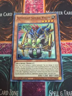 Yugioh Superheavy Samurai Wagon MP21-EN089 Super Rare 1st Edition Near Mint - Image 1