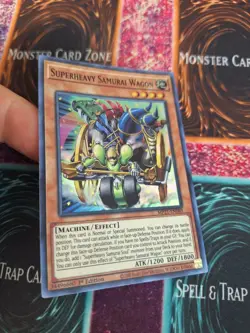 Yugioh Superheavy Samurai Wagon MP21-EN089 Super Rare 1st Edition Near Mint - Image 2