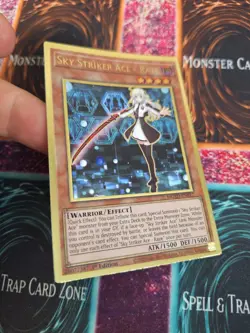 Yugioh Sky Striker Ace - Raye MGED-EN017 Premium Gold Rare 1st Edition Near Mint - Image 2
