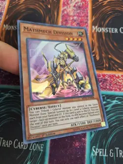 Yugioh Mathmech Division MYFI-EN006 Super Rare 1st Edition Near Mint - Image 2