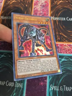 Yugioh Scrap Orthros DUOV-EN067 Ultra Rare 1st Edition Near Mint - Image 2