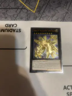 Yugioh Number C107: Neo Galaxy-Eyes Tachyon Dragon PRIO-EN041 Ultimate Rare NM - Image 1