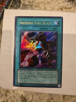 YuGiOh Inferno Fire Blast #SOD-EN042 Unlimited Ultra Rare NM - Image 1
