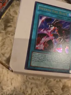 YuGiOh Inferno Fire Blast #SOD-EN042 Unlimited Ultra Rare NM - Image 4