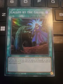 RA01-EN057 Called By The Grave Super Rare 1st Edition NM Yugioh Card - Image 1