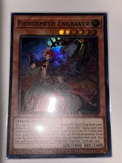 FIENDSMITH ENGRAVER - 1ST EDITION SUPER RARE RA04-EN049 YUGIOH! NM - Image 1