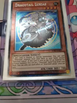 YuGiOh - Dracotail Lukias - JUSH-EN001 - Starlight Rare - 1st Edition - NM - Image 2
