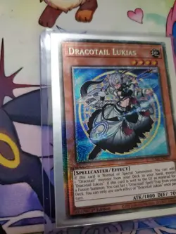 YuGiOh - Dracotail Lukias - JUSH-EN001 - Starlight Rare - 1st Edition - NM - Image 3