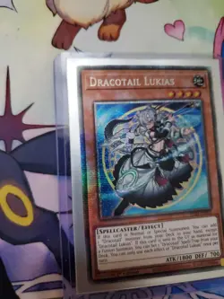YuGiOh - Dracotail Lukias - JUSH-EN001 - Starlight Rare - 1st Edition - NM - Image 4