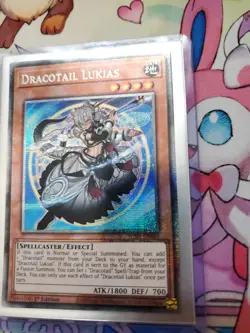 YuGiOh - Dracotail Lukias - JUSH-EN001 - Starlight Rare - 1st Edition - NM - Image 5