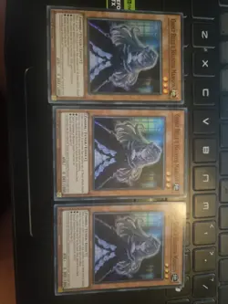 Yugioh Ghost Belle & Haunted Mansion RA01-EN011 Super Rare 1st NM Playset x3 - Image 1