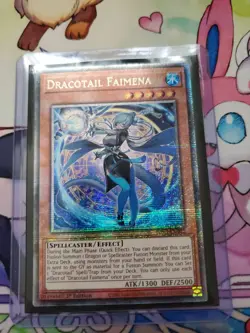 YuGiOh - Dracotail Faimena - JUSH-EN002 - Starlight Rare - 1st Edition - NM - Image 1