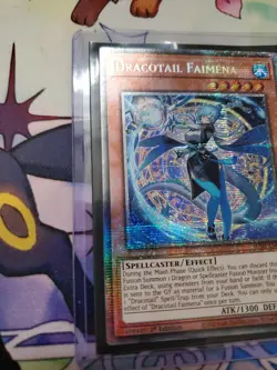 YuGiOh - Dracotail Faimena - JUSH-EN002 - Starlight Rare - 1st Edition - NM - Image 3