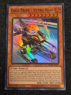 YuGiOh Gold Pride - Nytro Head PHHY-EN087 Super Rare 1st Edition - Image 1