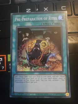 Pre-Preparation Of Rites - Super Rare 1st Edition RA01-EN055 - NM - YuGiOh - Image 1