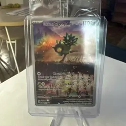 Teal Mask Ogerpon SVP123 Full Art Black Star Promo Pokemon Card SEALED - Image 1