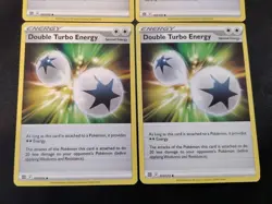 4x Double Turbo Energy 151/172 Brilliant Stars Pokemon Card Playset NM - Image 2