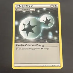 Double Colorless 92/99 Regular Black White Next Destinies Pokemon Card LP 2012 - Image 1