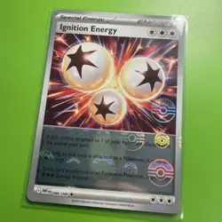 Ignition Energy - (Poke Ball Reverse Holo) White Flare Pokemon TCG Card 086/086 - Image 1