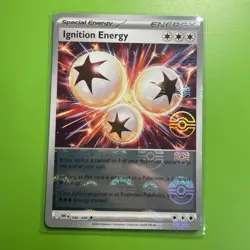Ignition Energy - (Poke Ball Reverse Holo) White Flare Pokemon TCG Card 086/086 - Image 2