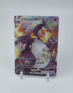 Unofficial Custom SPARKLING HOLO Charizard Card READ DESCRIPTION BELOW - Image 1