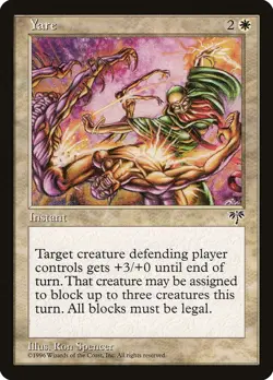 MTG Yare LP Mirage MIR English Reserved List Magic Gathering card old school - Image 1