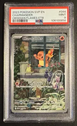Pokemon Charmander SVP044 Obsidian Flames ETB Promo Card PSA 9 Mint - Image 1