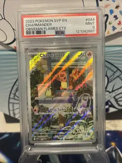 Pokemon Charmander SVP044 Obsidian Flames ETB Promo Card PSA 9 Mint - Image 1