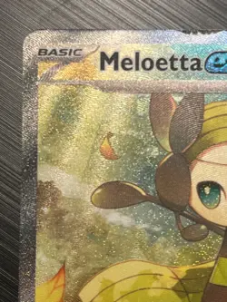 Meloetta EX 167/086 Full Art Holo Ultra Rare - Black & White Pokemon Card NM - Image 2