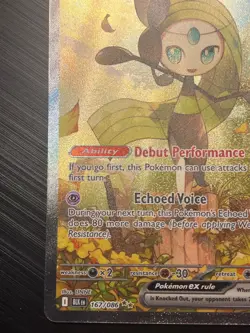Meloetta EX 167/086 Full Art Holo Ultra Rare - Black & White Pokemon Card NM - Image 4