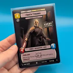 Darth Tyranus: Event Exclusive | Star Wars Unlimited | 2025 Promo Card - Image 1