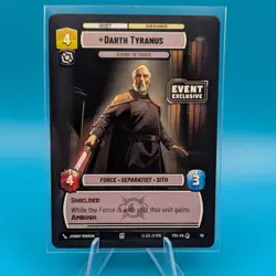 Darth Tyranus: Event Exclusive | Star Wars Unlimited | 2025 Promo Card - Image 2