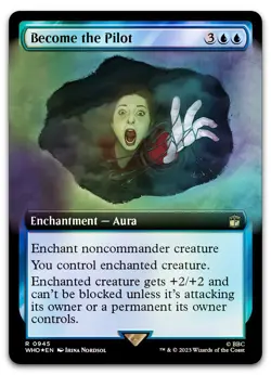 Become the Pilot (Extended Art) (Surge Foil) #945 (NM) Doctor Who WHO Magic MTG - Image 1