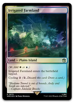 Irrigated Farmland (Surge Foil) #879 (NM) Doctor Who WHO Magic MTG - Image 1