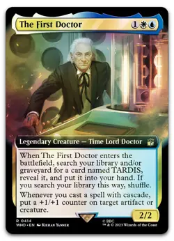 The First Doctor (Extended Art) #414 (Foil) (NM) Doctor Who WHO Magic MTG - Image 1