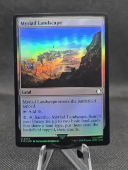 MTG - [FOIL] Myriad Landscape - Fallout - Image 1