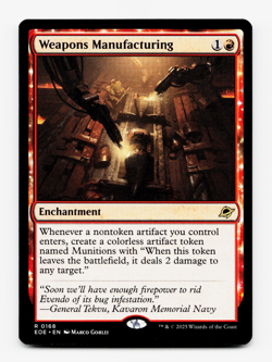 Weapons Manufacturing [Edge of Eternities] MTG Magic NM/M 🔥 - Image 1
