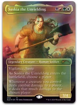 Saskia the Unyielding #55 (Foil) (NM) Secret Lair Drop SLD Magic MTG - Image 1