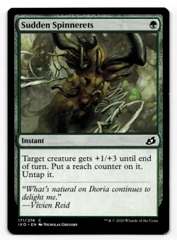 MTG Sudden Spinnerets IKO 171/274 Ikoria: Lair of Behemoths Common - Image 1