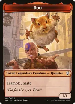 Foil Treasure/Boo Token, MTG, Baldur's Gate Token, Magic the Gathering - Image 1