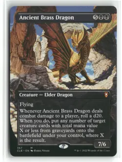 Ancient Brass Dragon 367 Battle for Baldur's Gate CLB MTG Magic - Image 1