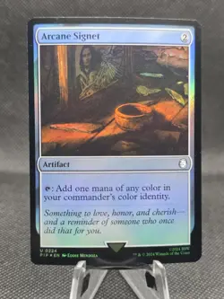 MTG - [FOIL] Arcane Signet - Fallout - Image 1