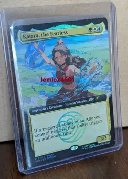 SDCC 2025 MTG Magic The Gathering x Avatar Katara The Fearless Foil Promo - Image 1