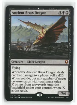 Ancient Brass Dragon 111 Battle for Baldur's Gate CLB MTG Magic - Image 1